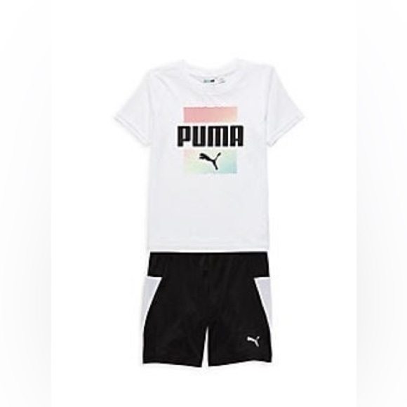 Puma matching shirt and shorts set. 2T NWT - Picture 1 of 5